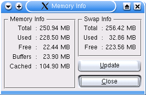 Memory info